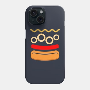 New York 'Dirty Water Dog' Baseball Fan T-Shirt: Celebrate NY Baseball with Iconic Hot Dog Style! Phone Case