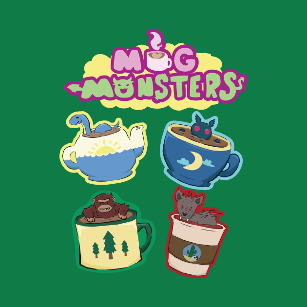 Mug Monsters by YipeeKaiYay
