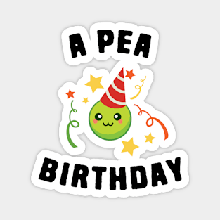 Happy Birthday Funny Peas Pun Magnet