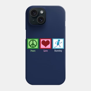 Peace Love Running Phone Case