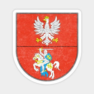 Podlasie Voivodeship // Vintage Look Faded Coat Of Arms Design Magnet