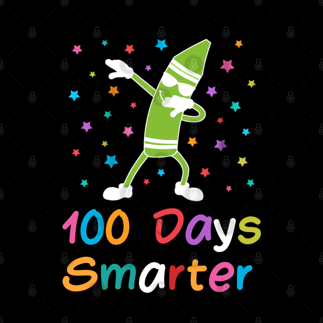 Dabbing Crayon 100 Days Smarter 100th Day of School by cedricchungerxc