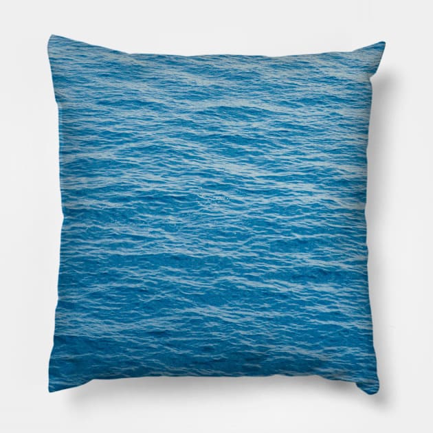 Beautiful Calm Ocean Pillow by NewburyBoutique