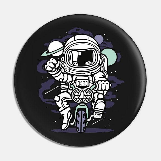 Space bike Pin by PaunLiviu