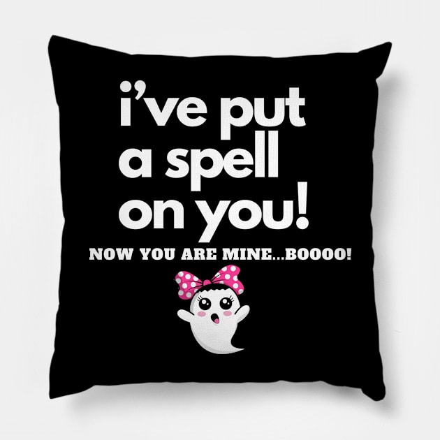 You Are Mine...Boo! Pillow by StrikerTees