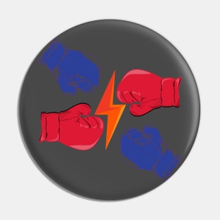 Boxing thunder Pin