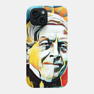 Jules Michelet Abstract Portrait | Jules Michelet Artwork 2 Phone Case