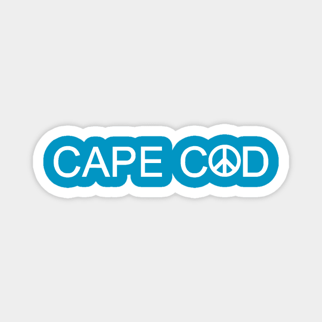 Cape Cod Peace Magnet by alittlebluesky