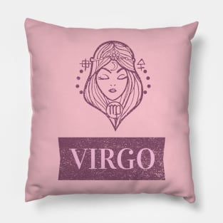 Zodiac Virgo Sign Pillow