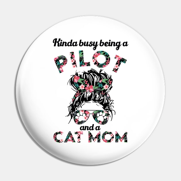 Pilot cat mom funny gift . Perfect present for mother dad friend him or her Pin by SerenityByAlex