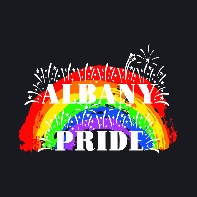 Albany Gay Pride Rainbow Albany Gay Baseball TShirt TeePublic