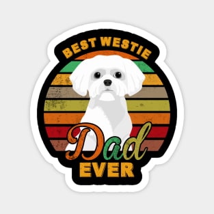 Best Westie Dad Ever Magnet