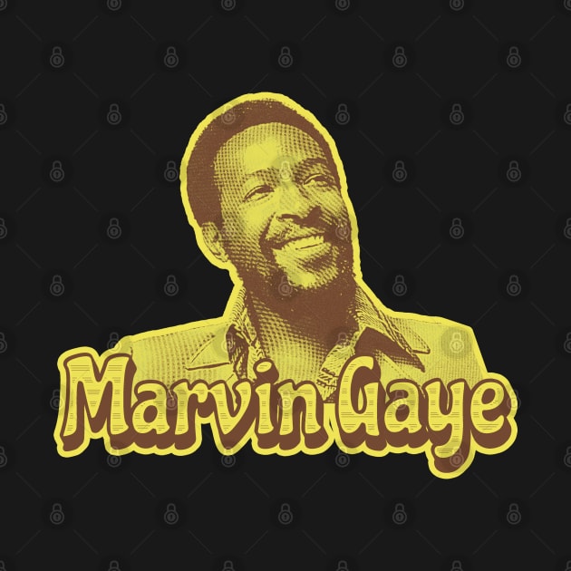 marvin gaye - yellow retro by HANASUISI