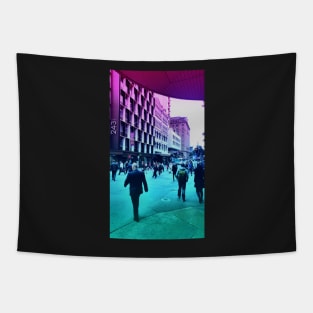 Pastel Brisbane City Print - Edward Street Tapestry