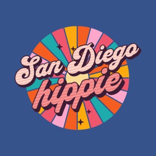 San Diego Hippie - I Love California - Hippie Gift Idea - Christmas T-Shirt