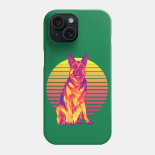 German Shepherd Sunshine Phone Case