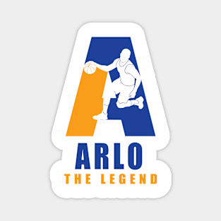 Arlo Custom Player Basketball Your Name The Legend Magnet