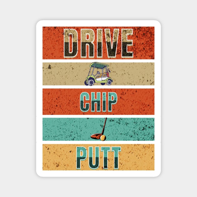 Drive Chip Putt Magnet by thehectic6