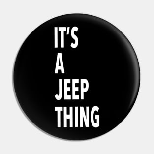 its a jeep thing Pin