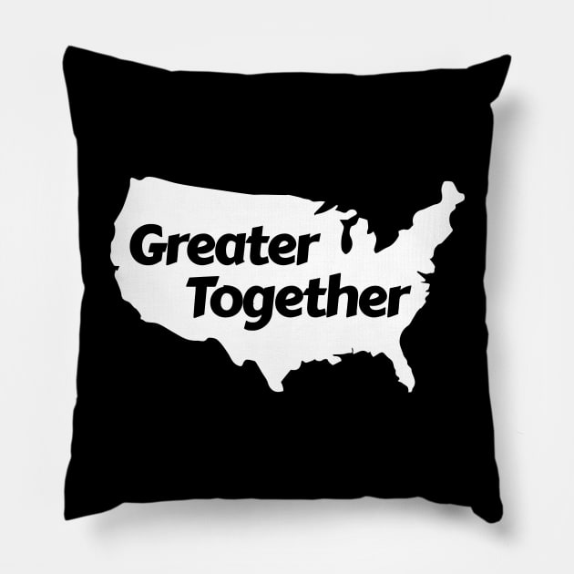 Greater Together Pillow by NeuLivery