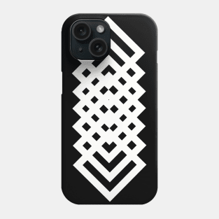 White squares pattern Phone Case