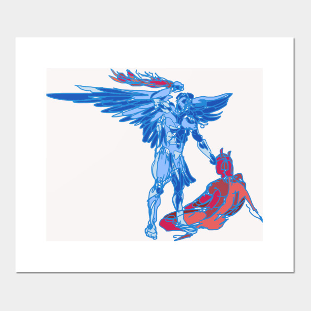 Angel Abstract Posters And Art Prints Teepublic