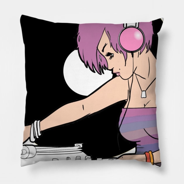 House music Pillow by hansclaw