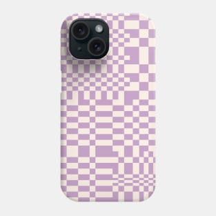 Checkerboard Pattern - Purple Phone Case