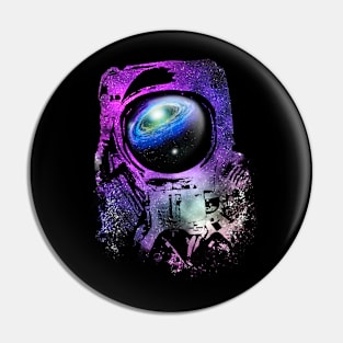 Astronaut in Universe Pin