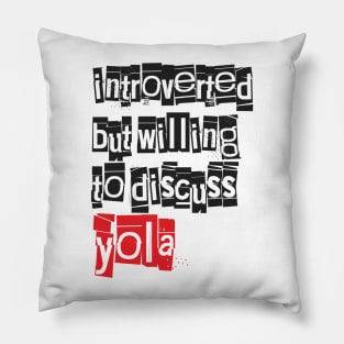 Introverted & Music-Yola Pillow