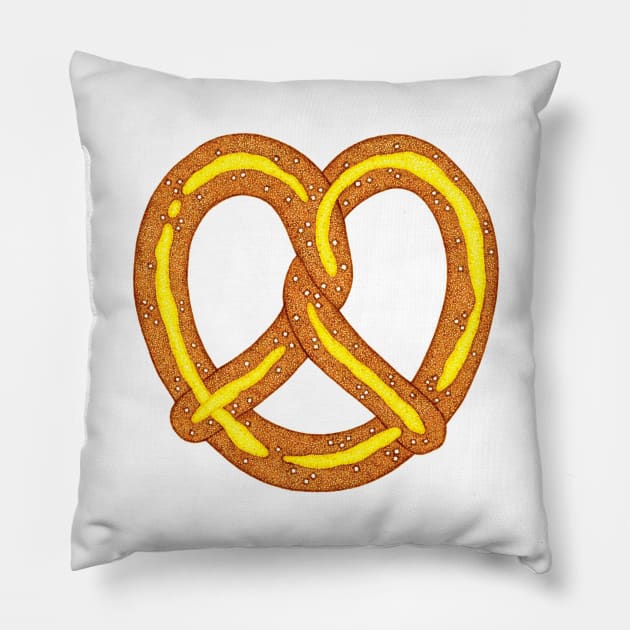 Giant Pretzel Pillow by Sasha Prood Studio