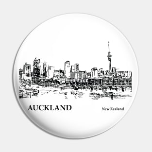 Auckland - New Zealand Pin