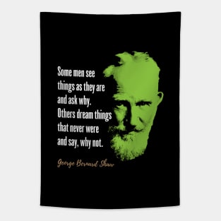 George Bernard Shaw Quote Tapestry