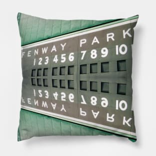 Green Monster (reflection) Pillow