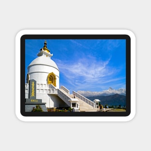 Peace Pagoda, Pokhara. Magnet