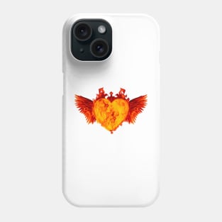 Burning Heart Phone Case