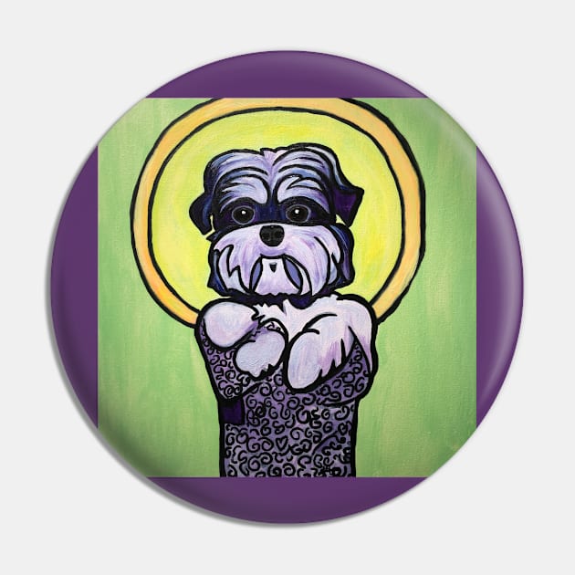 Oh, Big Belly! Shih Tzu Pin by AmandaAAnthony