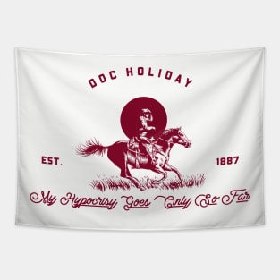 TOMBSTONE QUOTE T-SHIRT DOC HOLIDAY Tapestry
