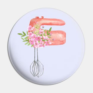 Peach Hand Mixer Kitchen Cooking Tool Pin