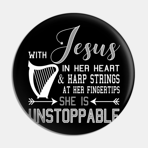 WITH JESUS IN HER HEART & HARP STRINGS AT Fingertips design - Angel ...