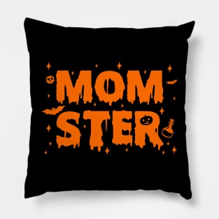 Momster 🎃 Mom Halloween Pillow