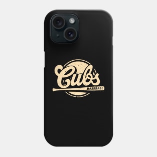 Cubs Up to Bat Vintage Edition Phone Case