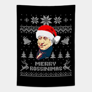 Gioachino Rossini Funny Christmas Tapestry