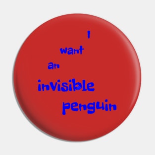 I want a penguin! Pin