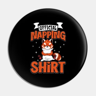 Red Panda - Official Napping Pin