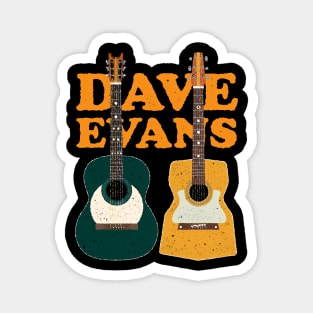 Dave Evans Acoustic Guitars Magnet