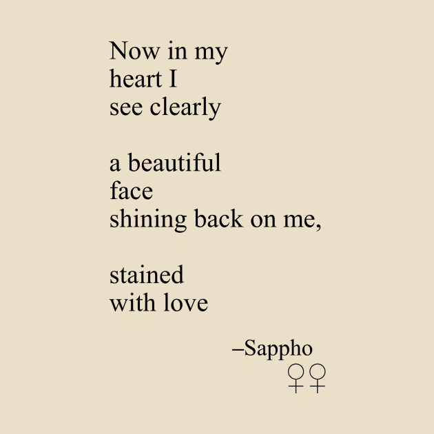Sappho Poem Stained With Love Lesbian Mug Teepublic