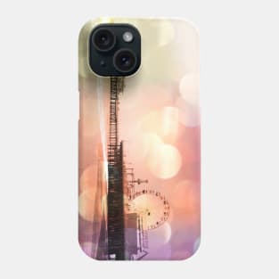 Sparkling pink Santa Monica Pier Phone Case