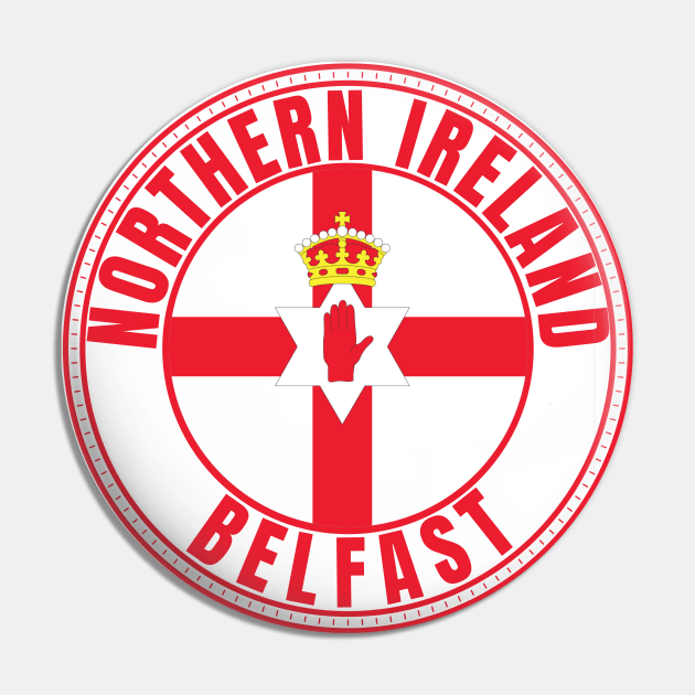 Belfast Pin by footballomatic