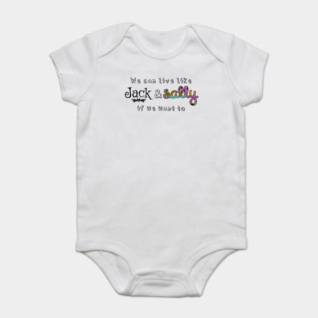 Jack And Sally Nightmare Before Christmas Bodie Para Bebes Teepublic Mx